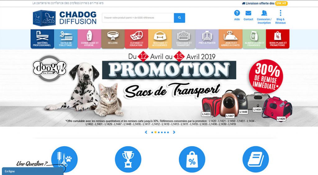 Site Prestashop B2B 100% responsive optimisé pour smartphone et tablette